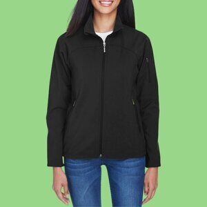 Guru Sportswear Black Softshell Jacket - Lightweight & Versatile (Size L)